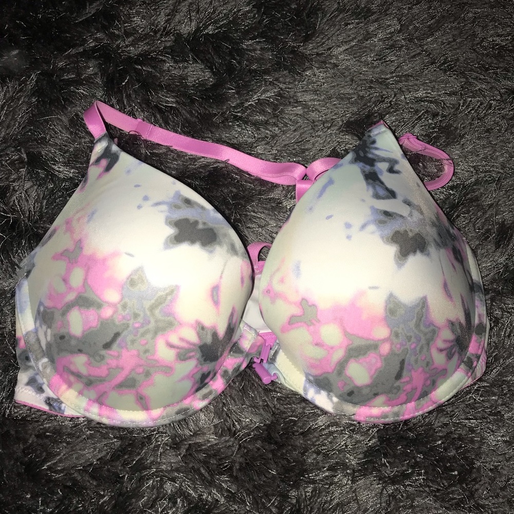PINK front clip bra
